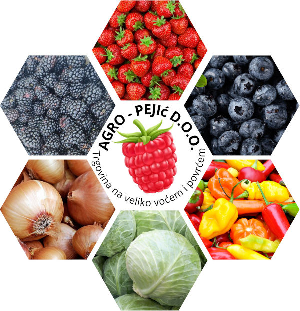 Agro-Pejić d.o.o. trgovina na veliko voćem i povrćem, maline, jagode, kupine, borovnica, luk, paprika, kupus